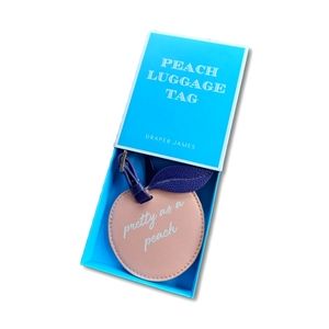 DRAPER JAMES 🍑 Peach Luggage Tag.